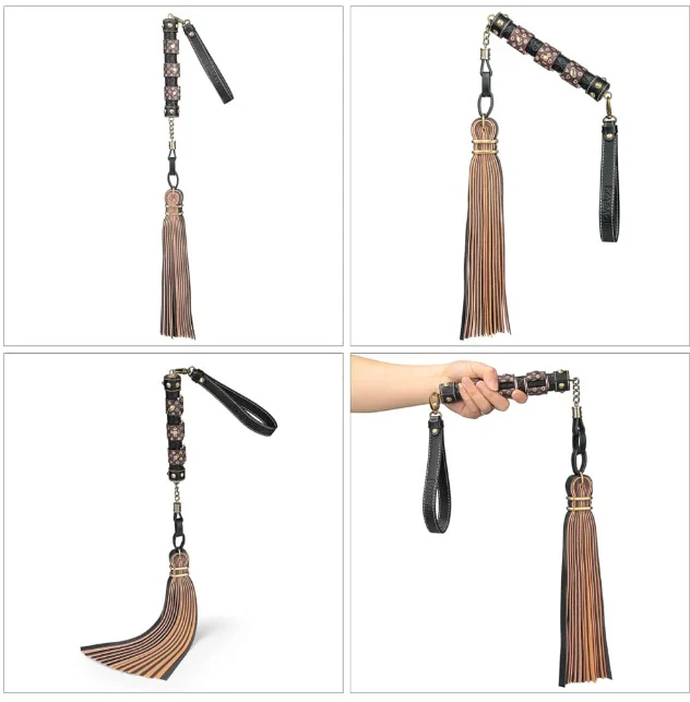 Rebellion Reign 23.5" Flogger in Vegan Leather - Image 5