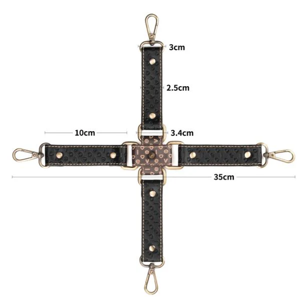 Rebellion Reign Hogtie Set in Vegan Leather - Image 6
