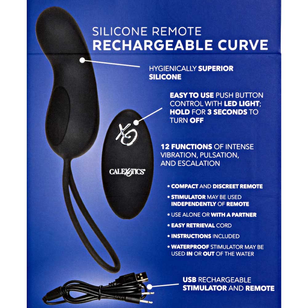 Rechargeable Curve w/ Remote - Black - Image 5