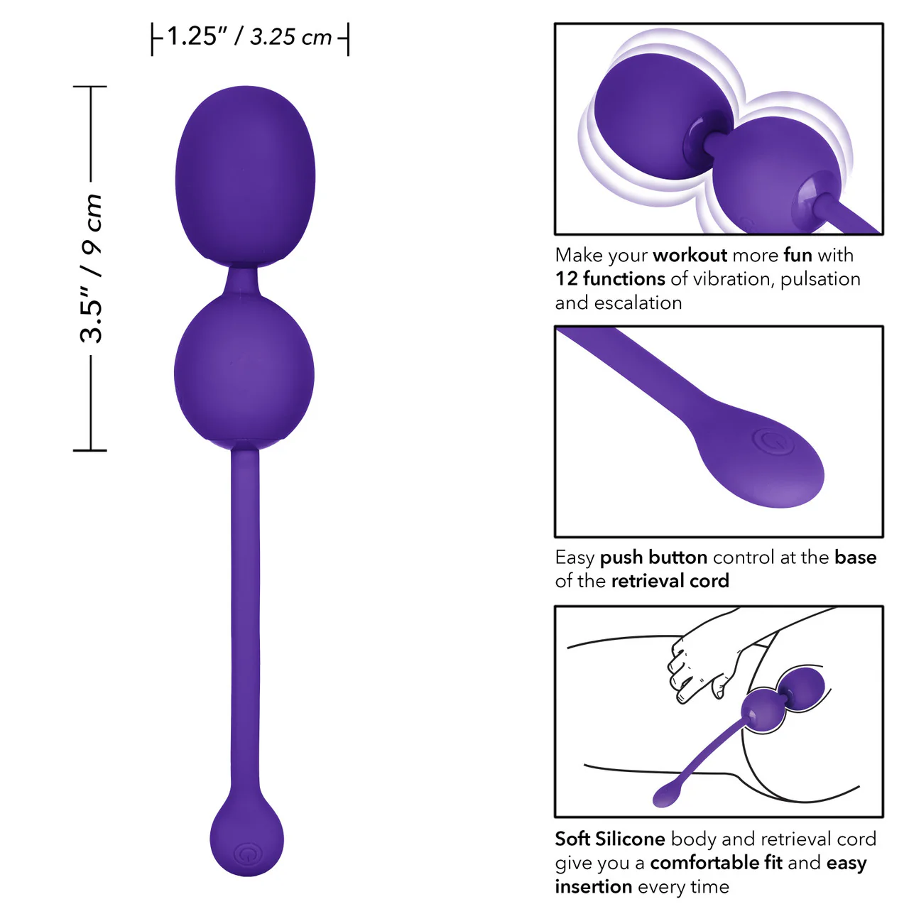 Rechargeable Dual Kegel - Purple - Image 5