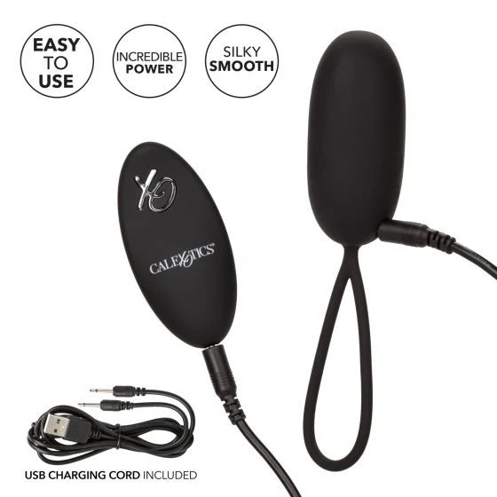 Rechargeable Egg w/ Remote - Black - Image 5