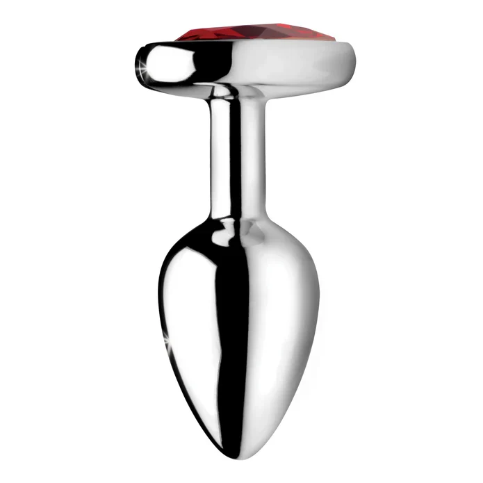 Red Heart Gem Anal Plug - Small - Image 2