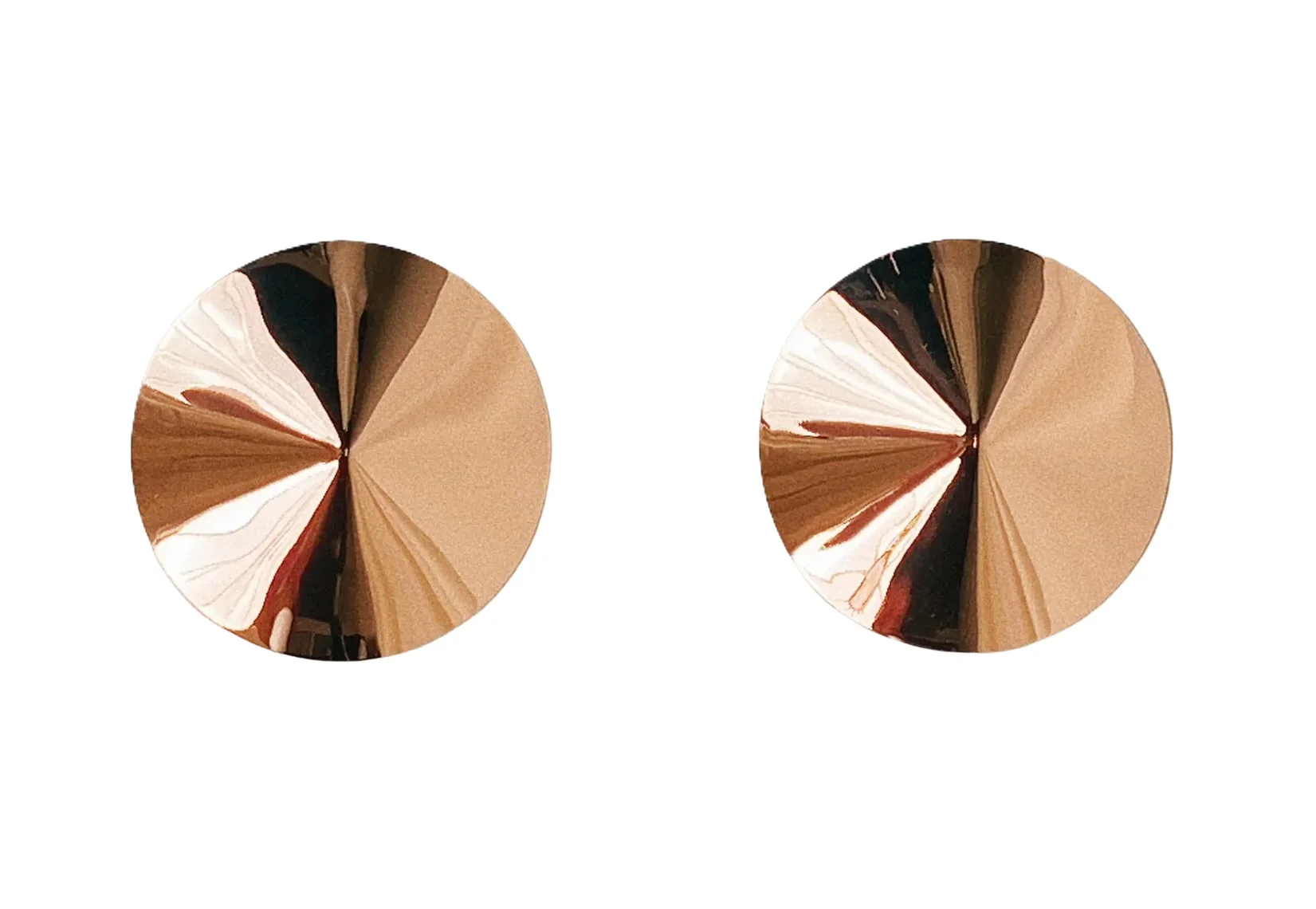 Round Metal Cone Pasties, Bronze
