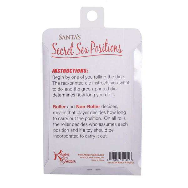 Santa’s Secret Sex Positions Dice - Image 2
