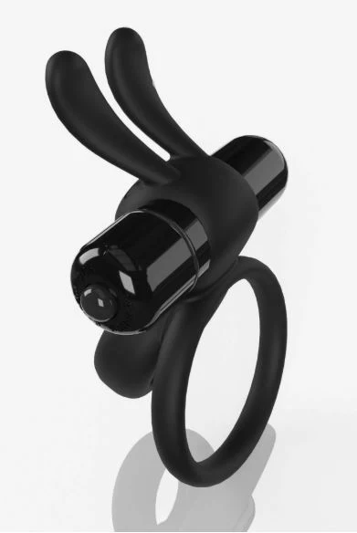 Screaming O 4B Ohare Vibrating Rabbit Cock Ring - Black - Image 2