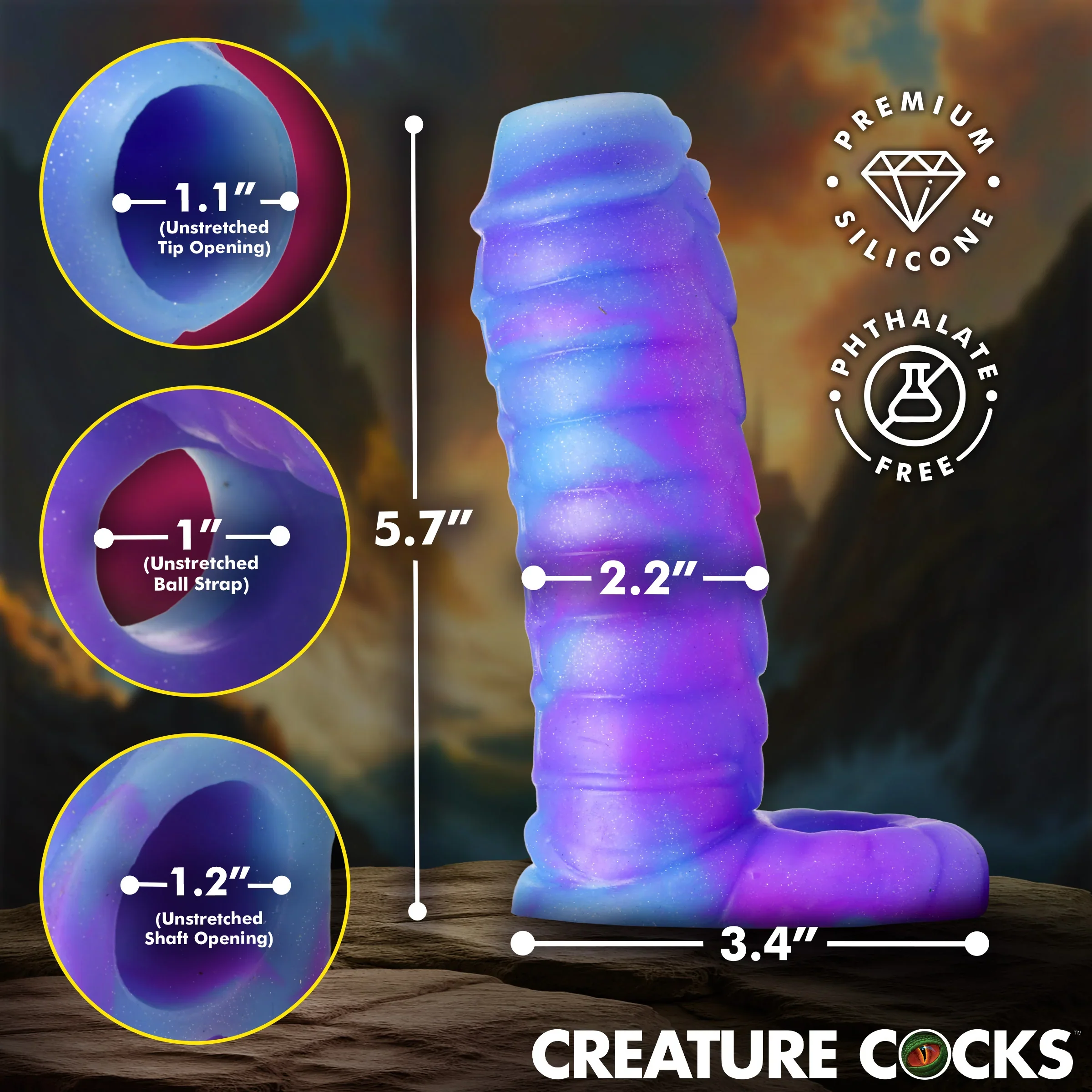 Sea Stallion Silicone Penis Enhancer by Creature Cocks - Image 3