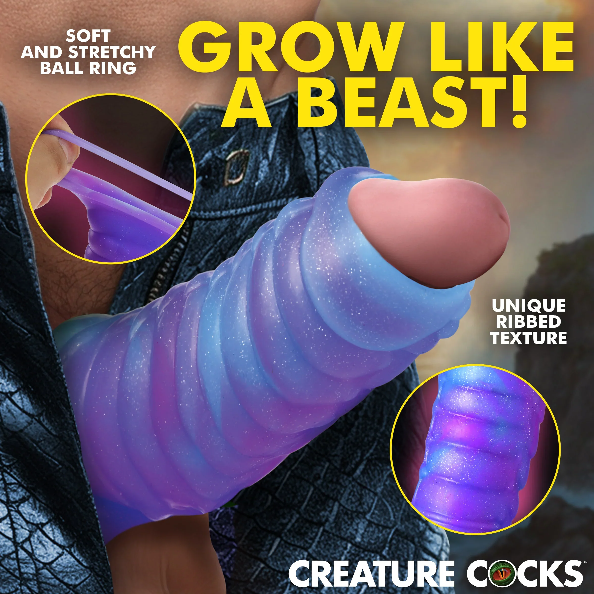Sea Stallion Silicone Penis Enhancer by Creature Cocks - Image 5