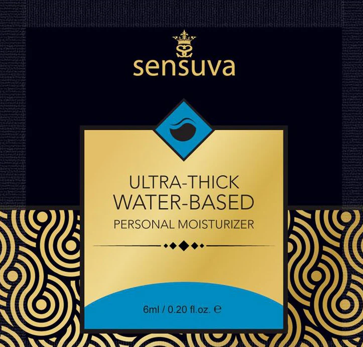 Sensuva Ultra-Thick Personal Moisturizer Foil