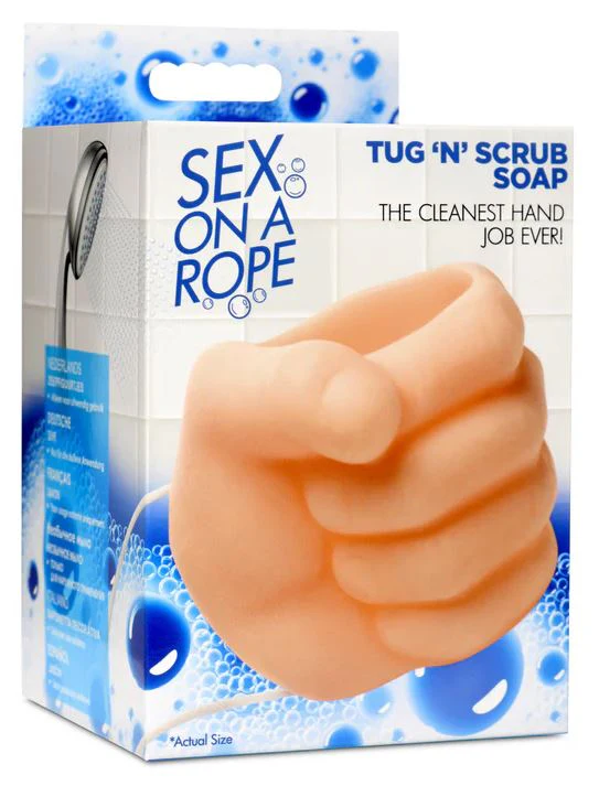 Sex On A Rope Tug N' Scrub Lightly Scented Soap - Image 7