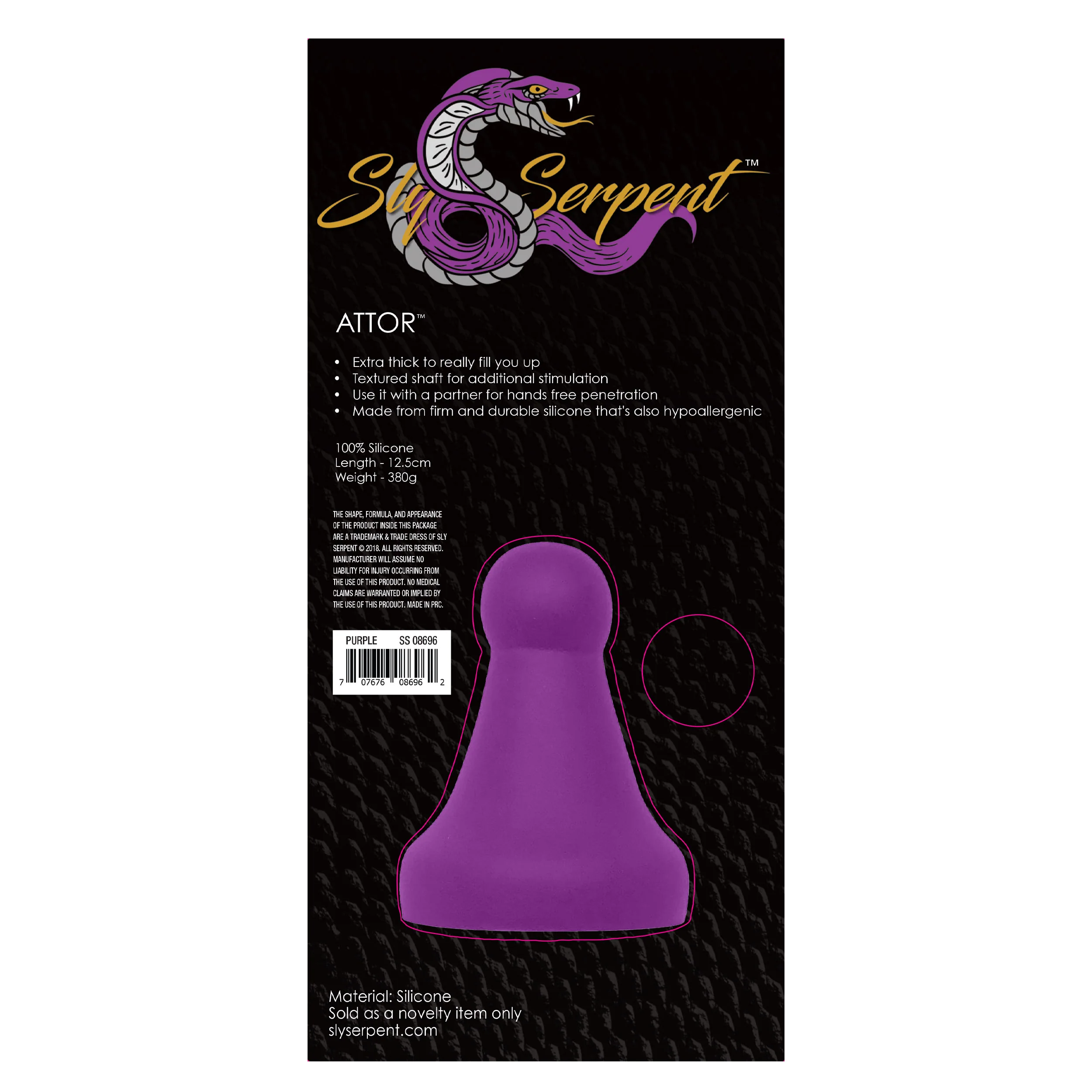 Sly Serpent Purple Attor Plug - Image 3