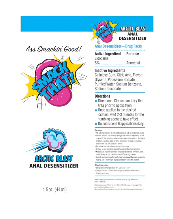 Smack That Arctic Blast Anal Desensitizer 1.5oz - Image 3