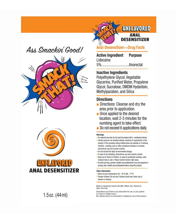 Smack That Unflavored Anal Desensitizer 1.5oz - Image 3