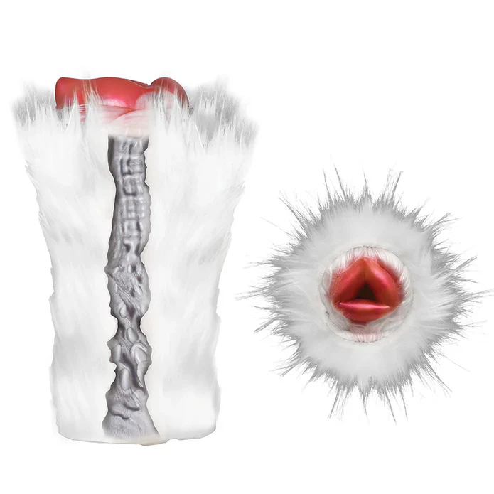 Snow She-Wolf Silicone Stroker by Creature Cocks - Image 2