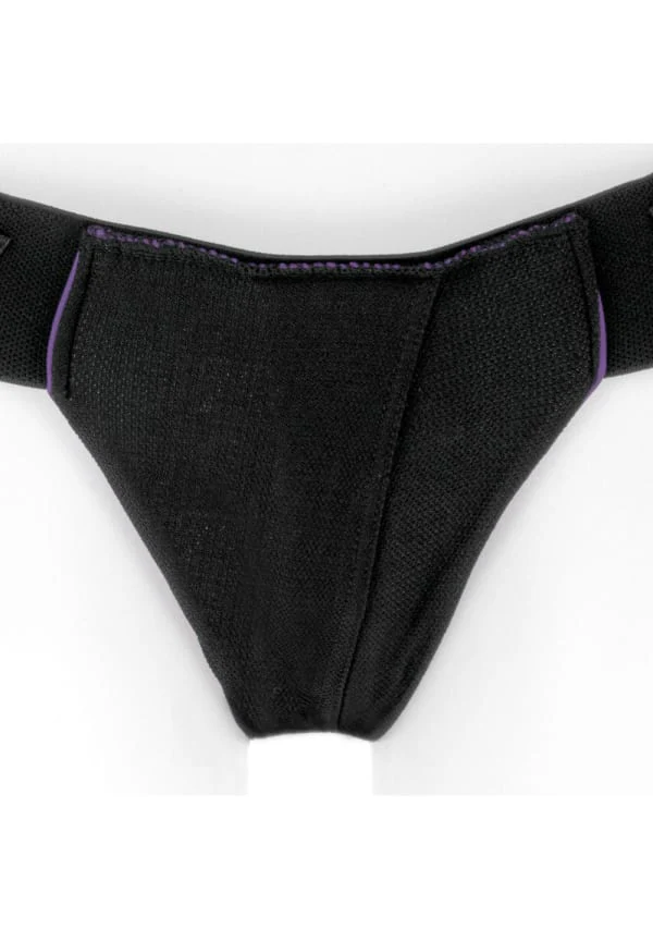 Spare Parts Size B Joque Underwear Strap-On and Packer Harness in Purple - Image 4