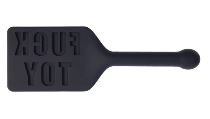 Sportsheets Edge "Fuck Toy" Silicone Paddle - Black - Image 2