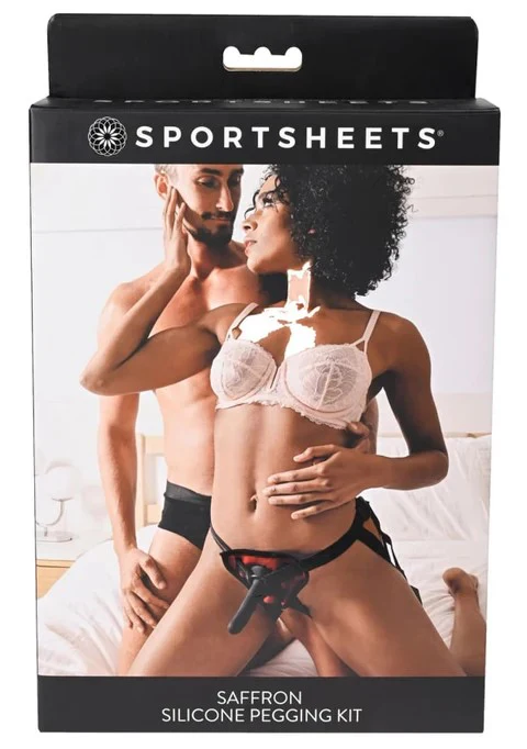 Sportsheets Saffron Red Silicon Pegging Set - Image 3