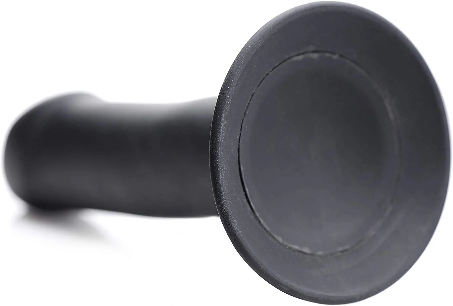 Squeezable Phallic Dildo - Black - Image 3