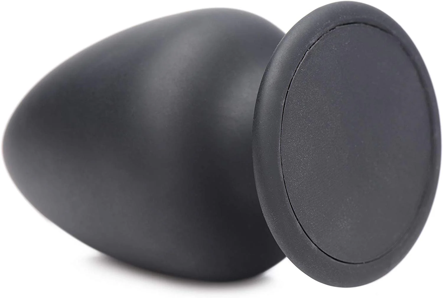 Squeezable Small Anal Plug - Black - Image 2