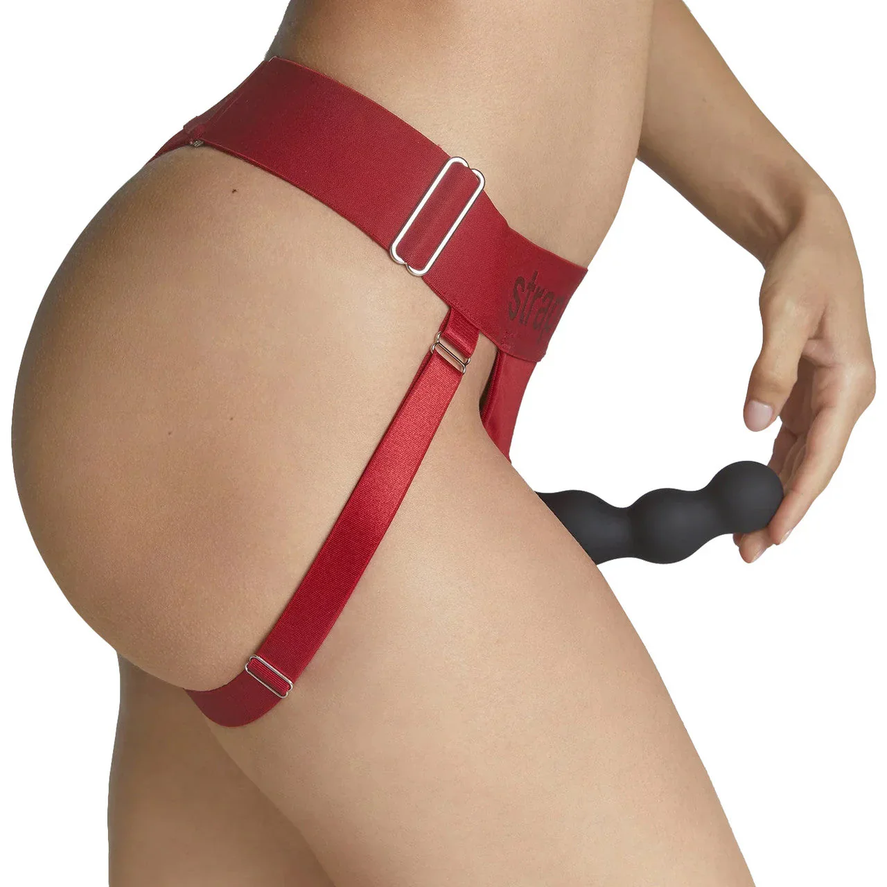 Strap-On-Me Unique Lingerie Harness, Red, O/S - Image 3