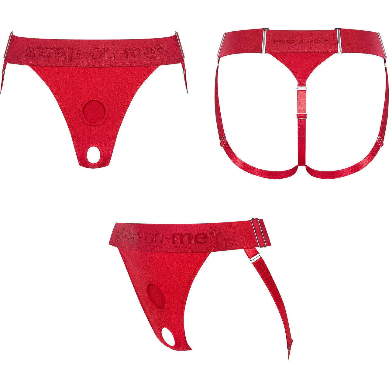 Strap-On-Me Unique Lingerie Harness, Red, O/S - Image 7