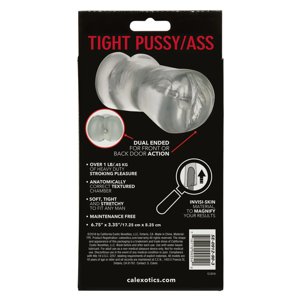 Stroke It Tight Pussy & Ass - Clear - Image 9