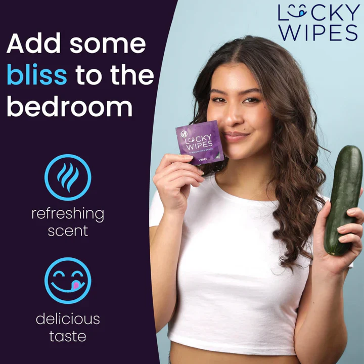 Sweet Cucumber Flavored Wipes For Men Single Pack - Image 2