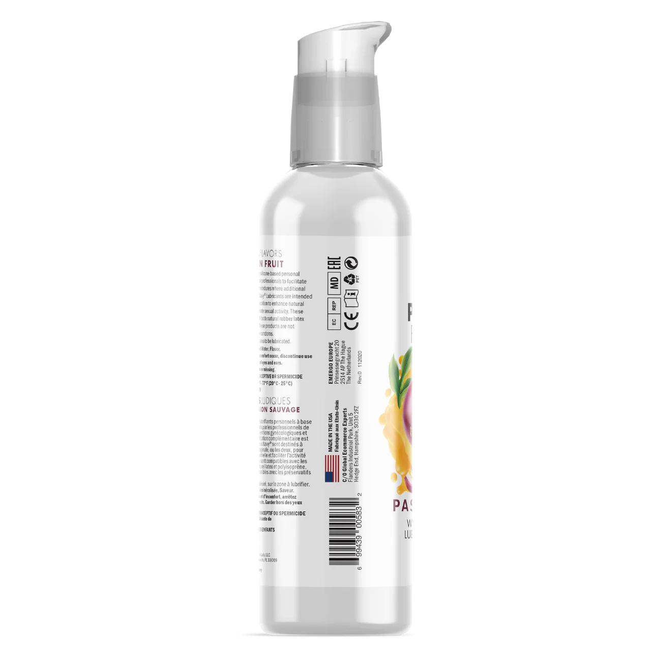 Swiss Navy 4 In 1 Playful Flavors Wild Passion Fruit Lube - 4 oz - Image 3