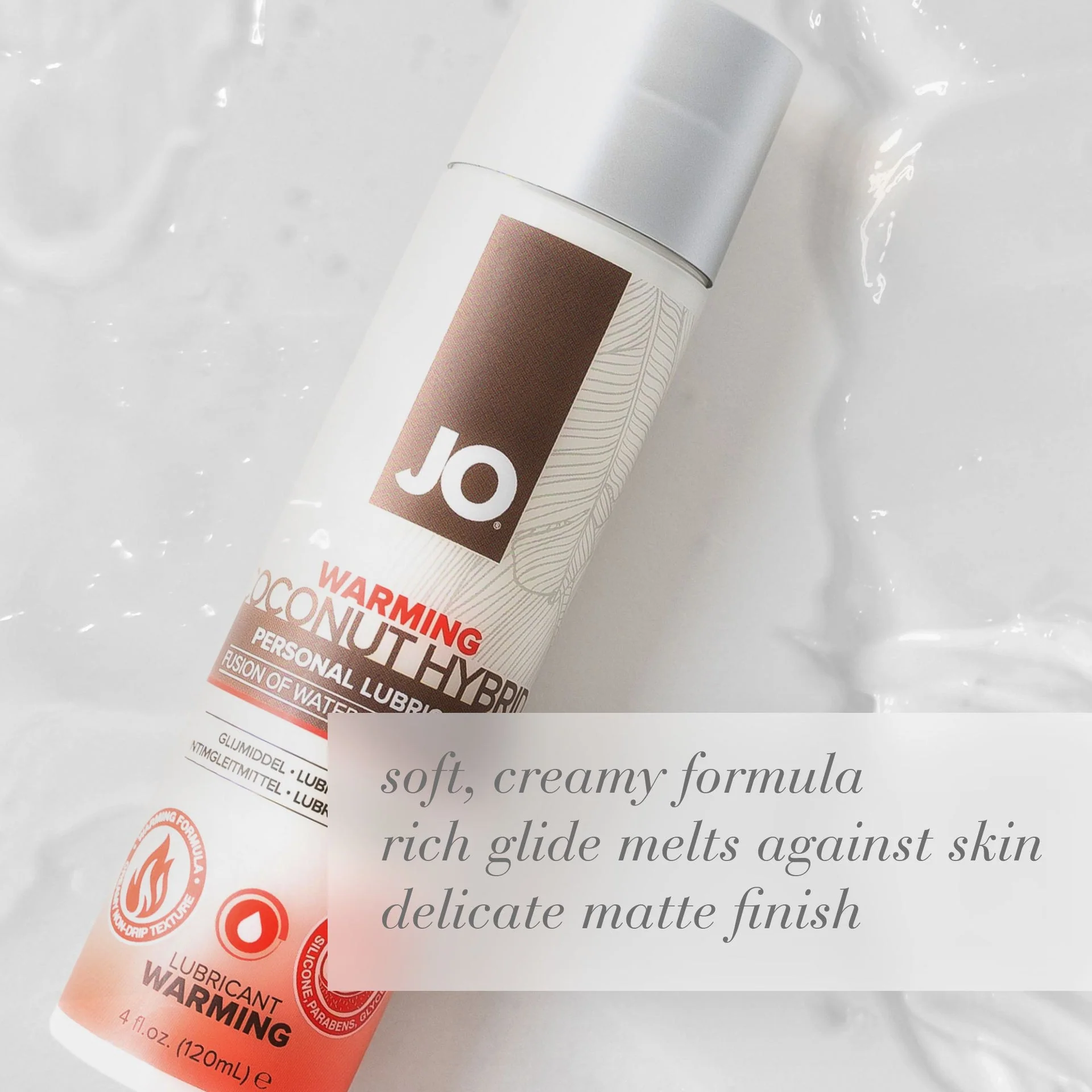 System JO Hybrid Coconut Warming Lubricant - 4 oz - Image 3