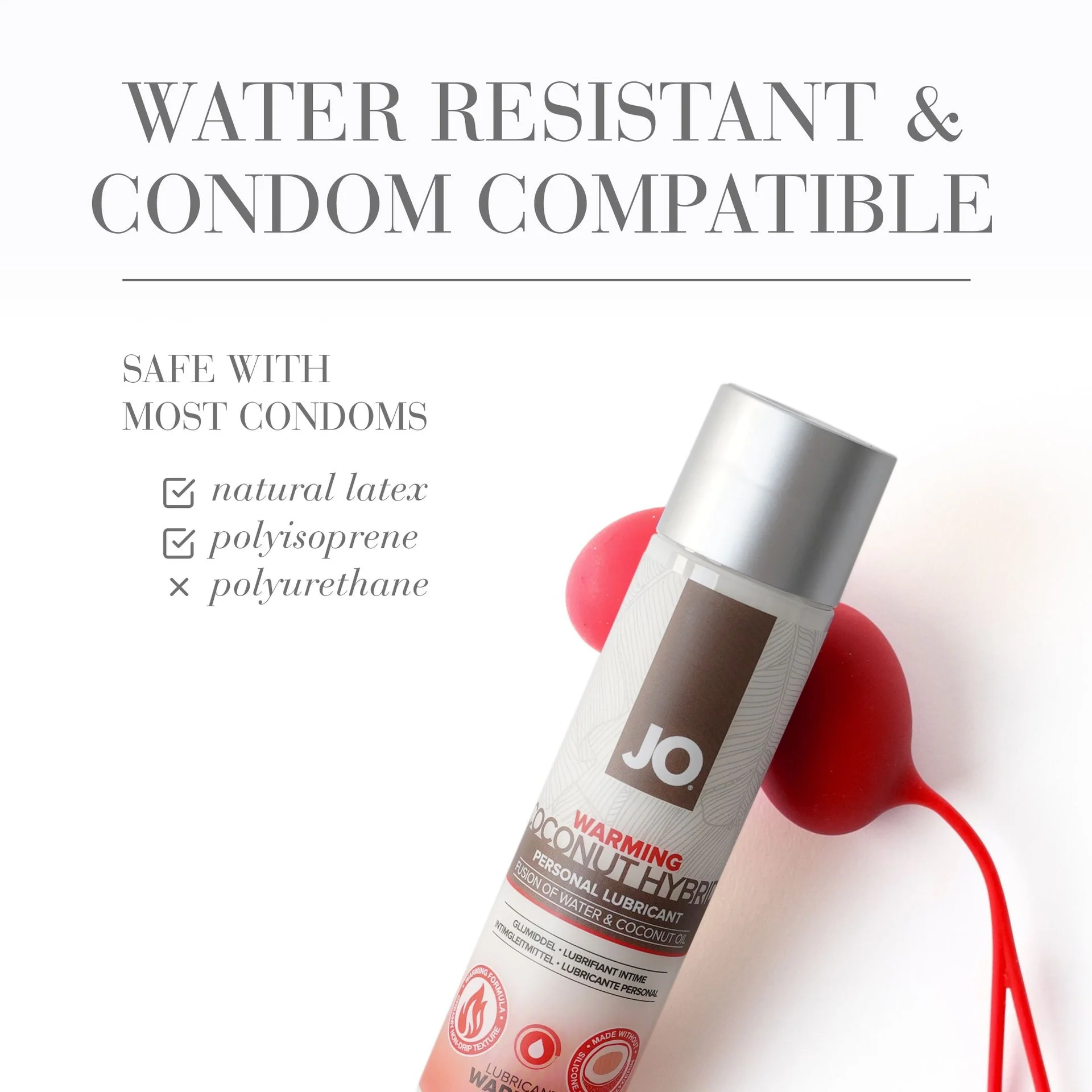 System JO Hybrid Coconut Warming Lubricant - 4 oz - Image 4