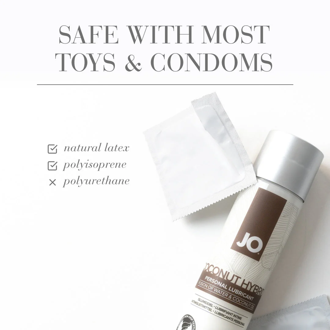 JO Coconut Hybrid Original Lube - 4 oz - Image 4