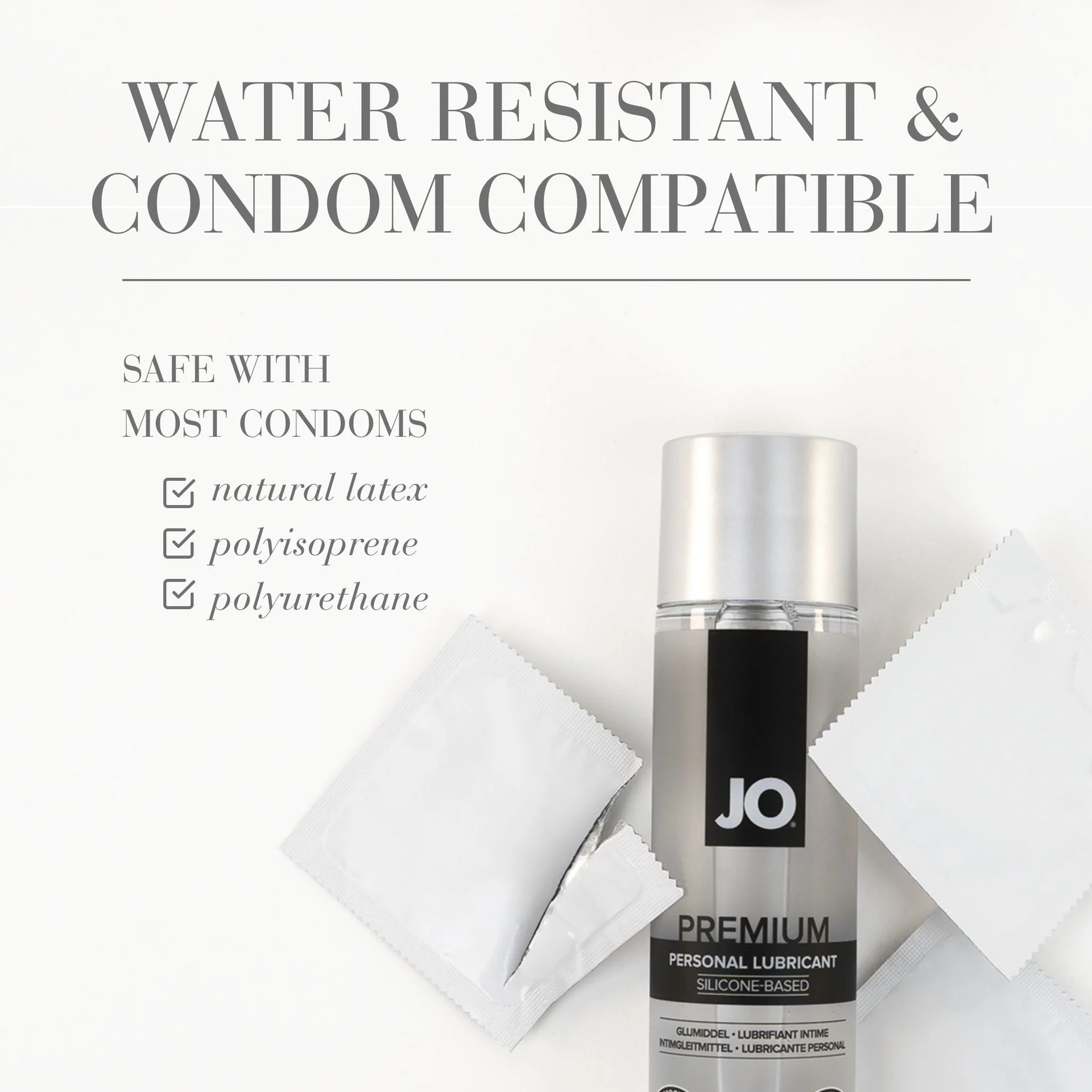 JO Premium Original Silicone Lubricant - 4 oz - Image 4