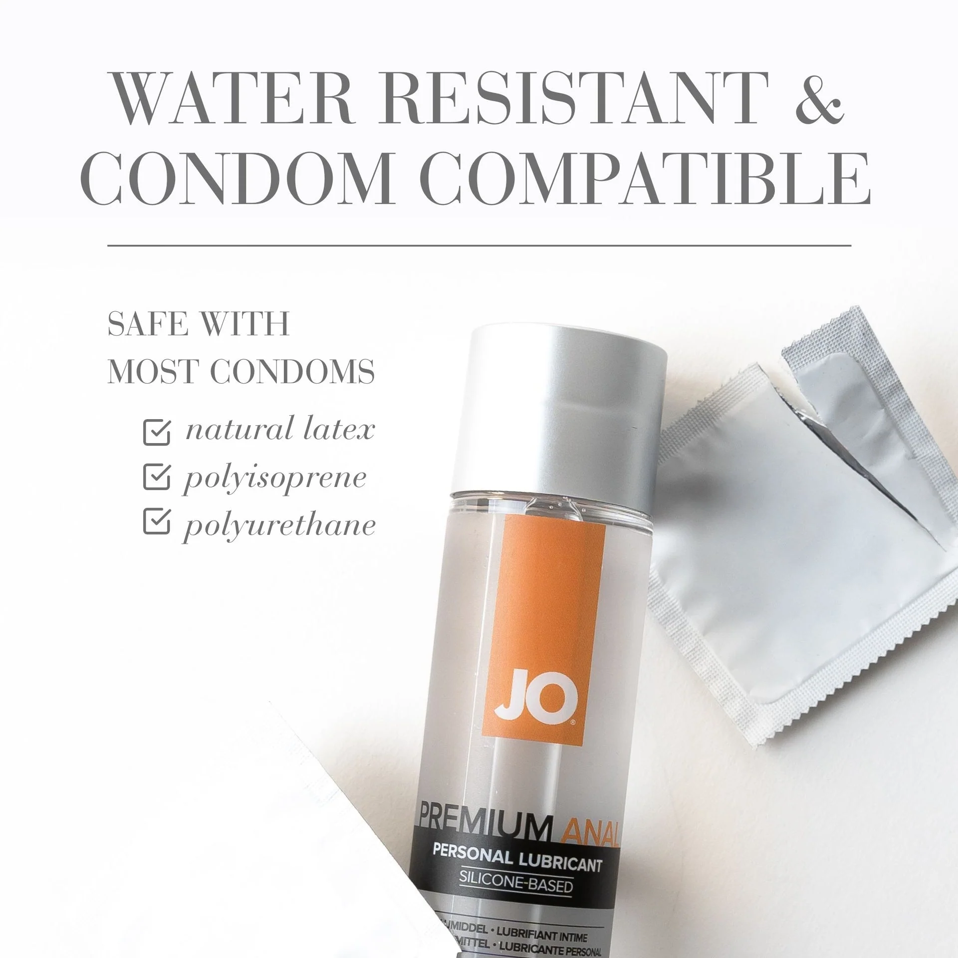 JO Premium Anal Original Silicone Lube - 2 oz - Image 4