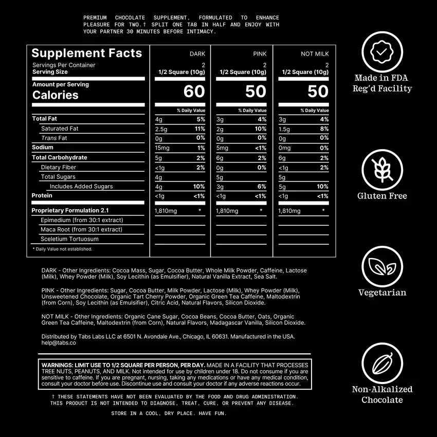 Tabs Sex Chocolate Variety Pack - Try All the Flavors - Image 7