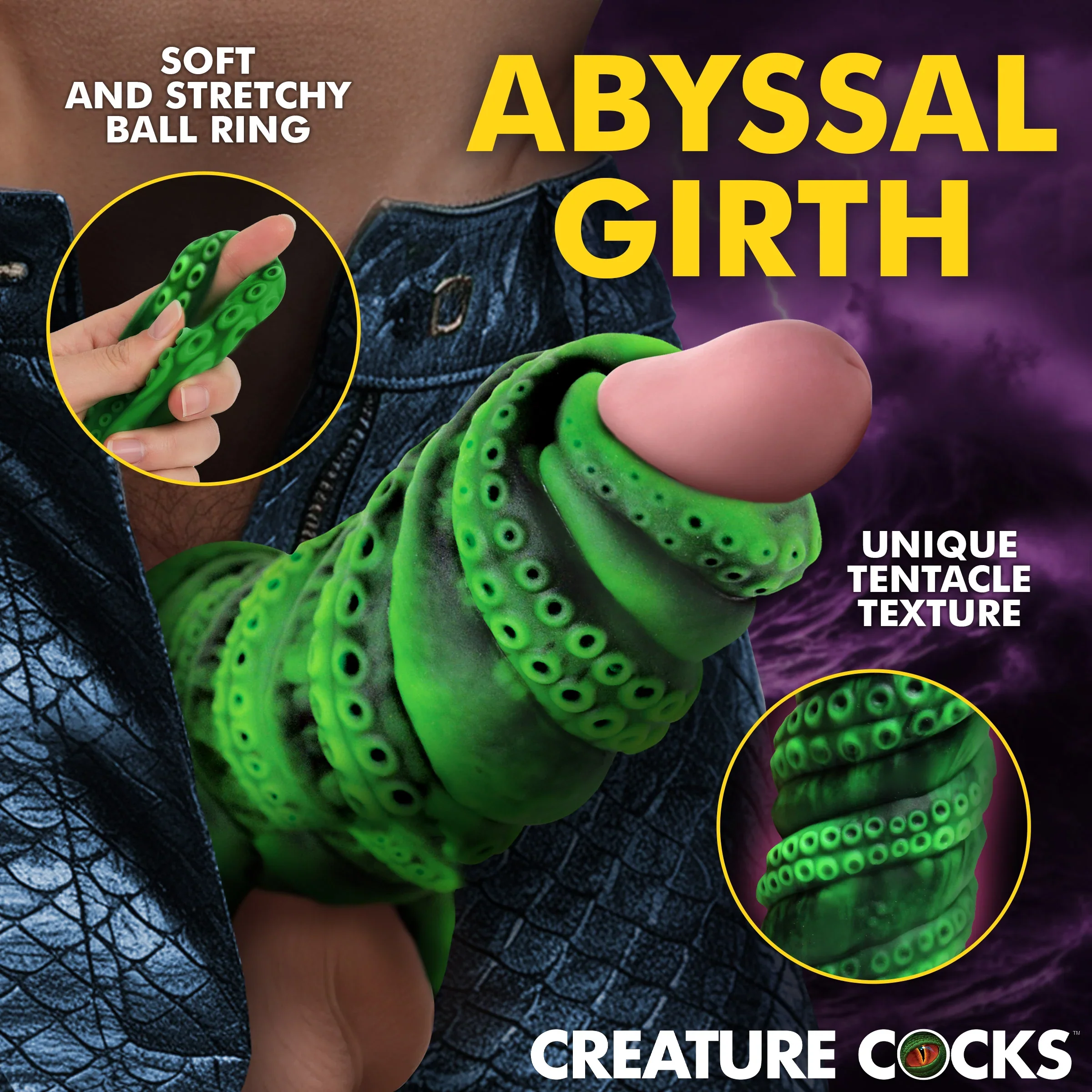 Tenta Girth Silicone Penis Enhancer by Creature Cocks - Image 4