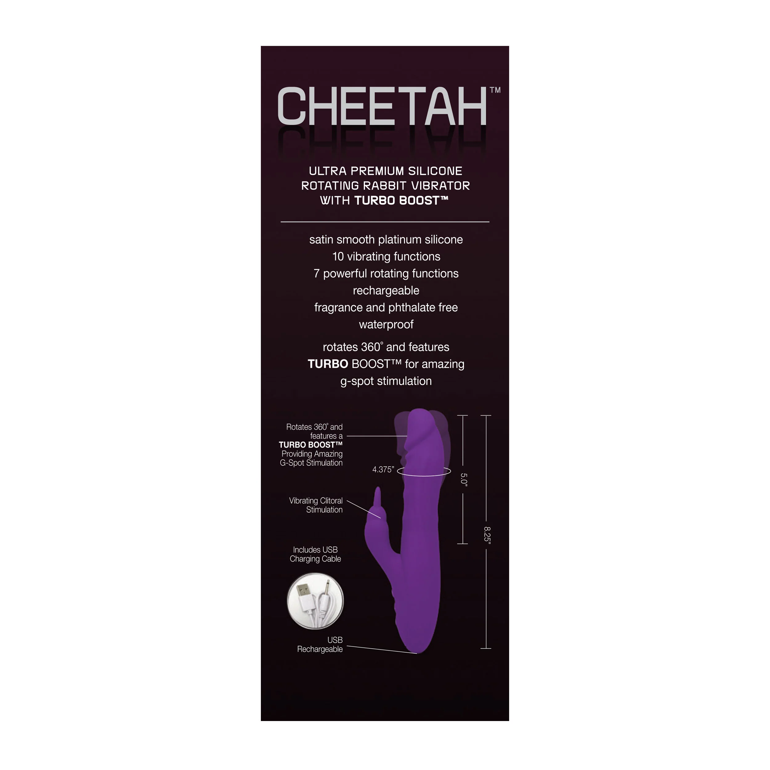 The Cheetah Super Rabbit - Purple - Image 3