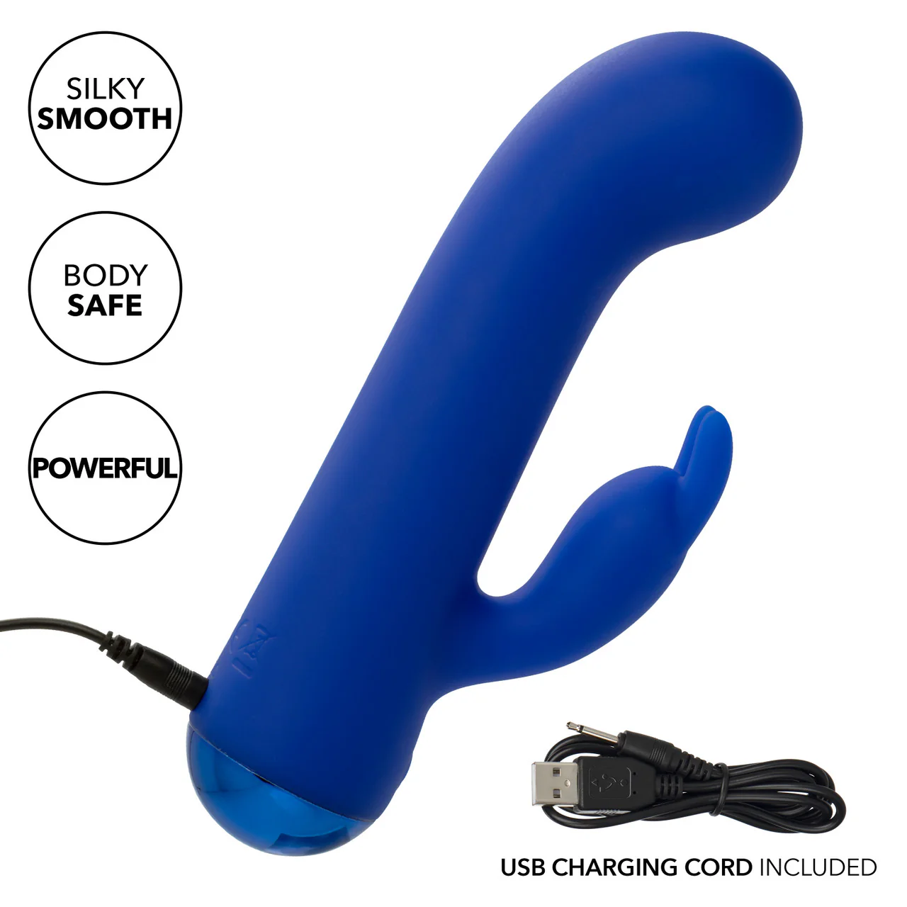 Thicc Blue Chubby Bunny Dual Motor Massager Vibrator - Image 4