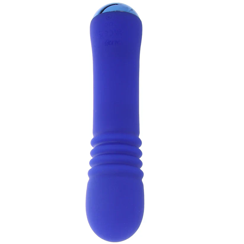 Thicc Blue Chubby Thrusting Wand Vibrator - Image 4
