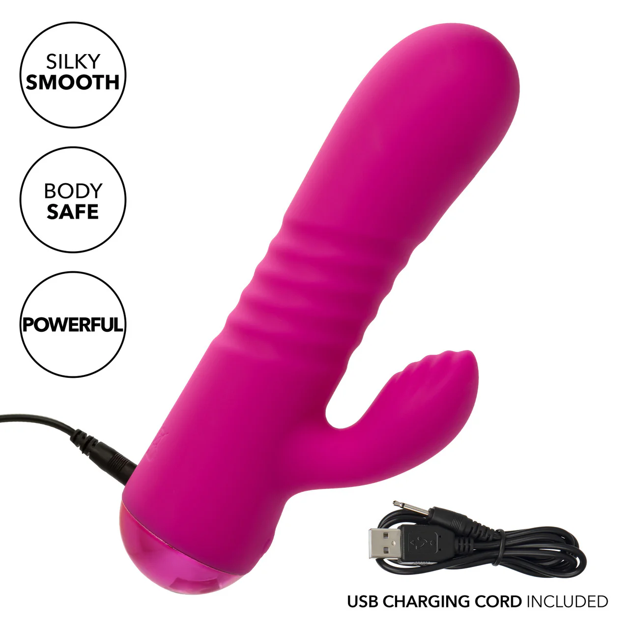 Thicc Pink Chubby Honey Dual Motor Massager Vibrator - Image 5