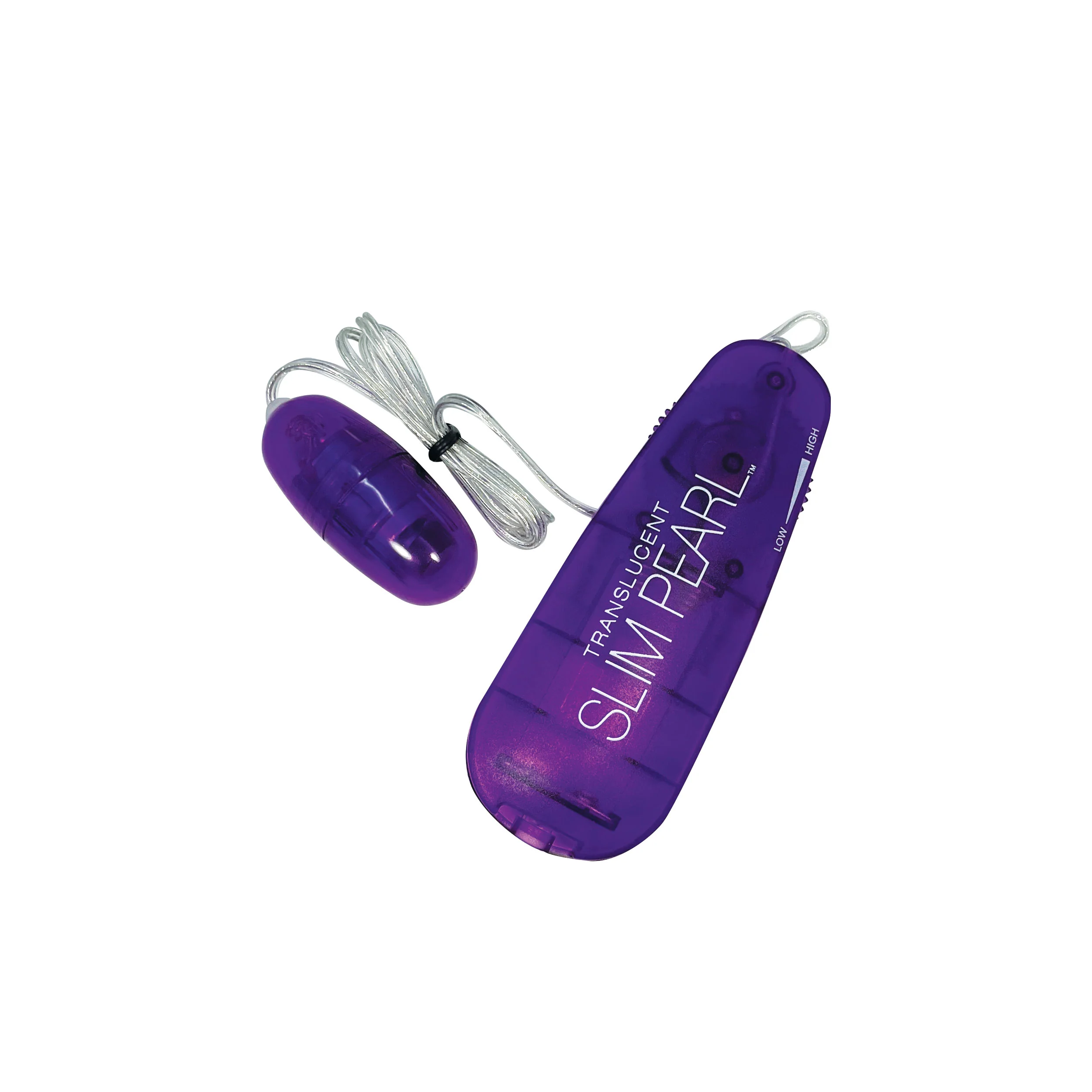 Translucent Slim Pearl Purple Egg Vibe