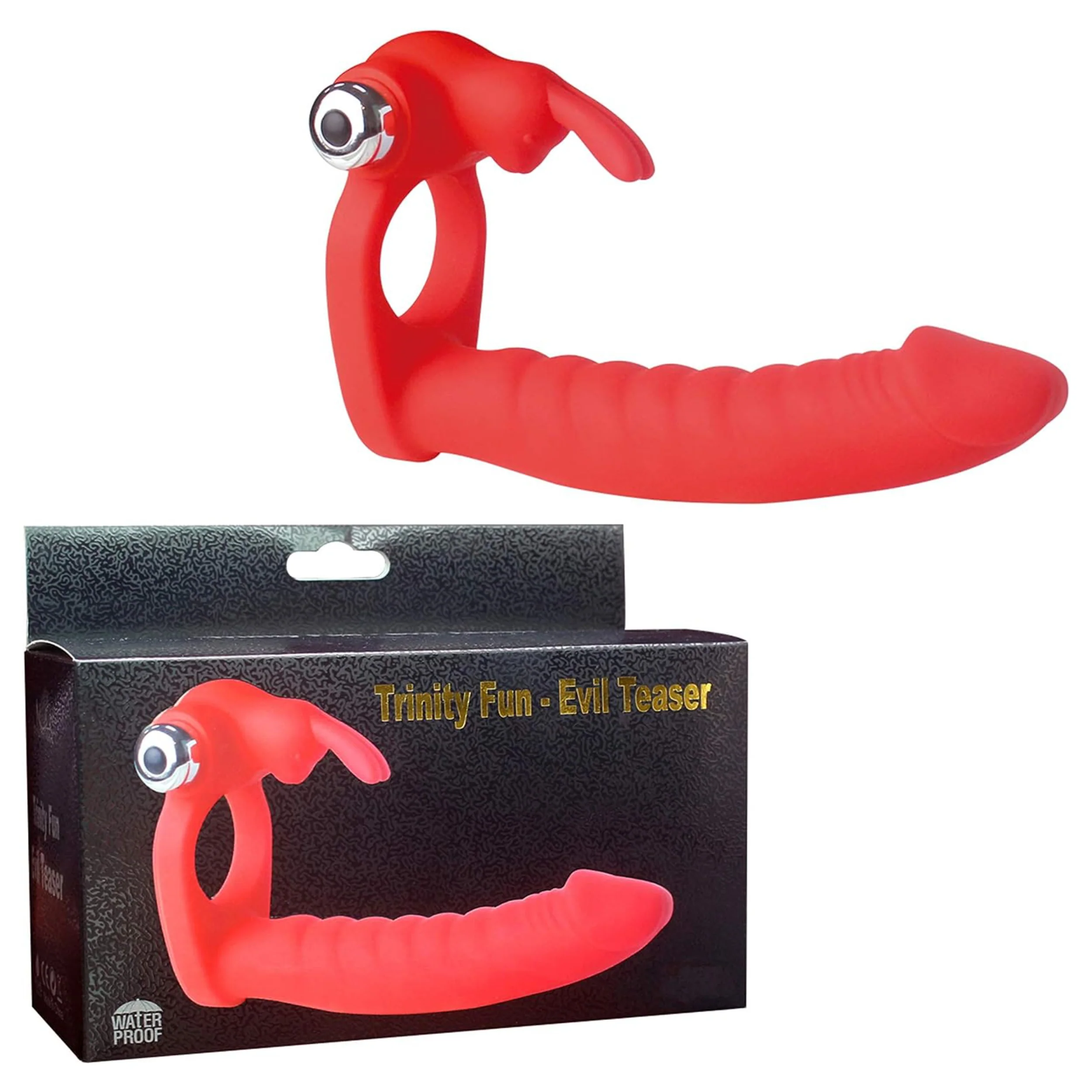 Trinity Fun Evil Teaser Double Penetration Cock Ring - Image 6