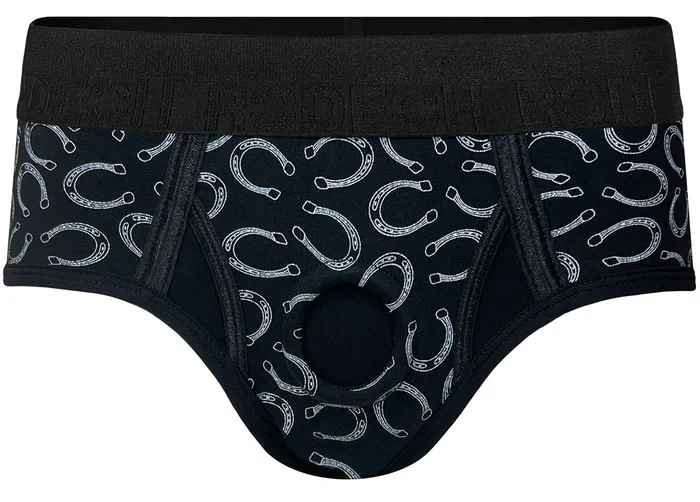 Unisex Horseshoes Harness Brief 2X