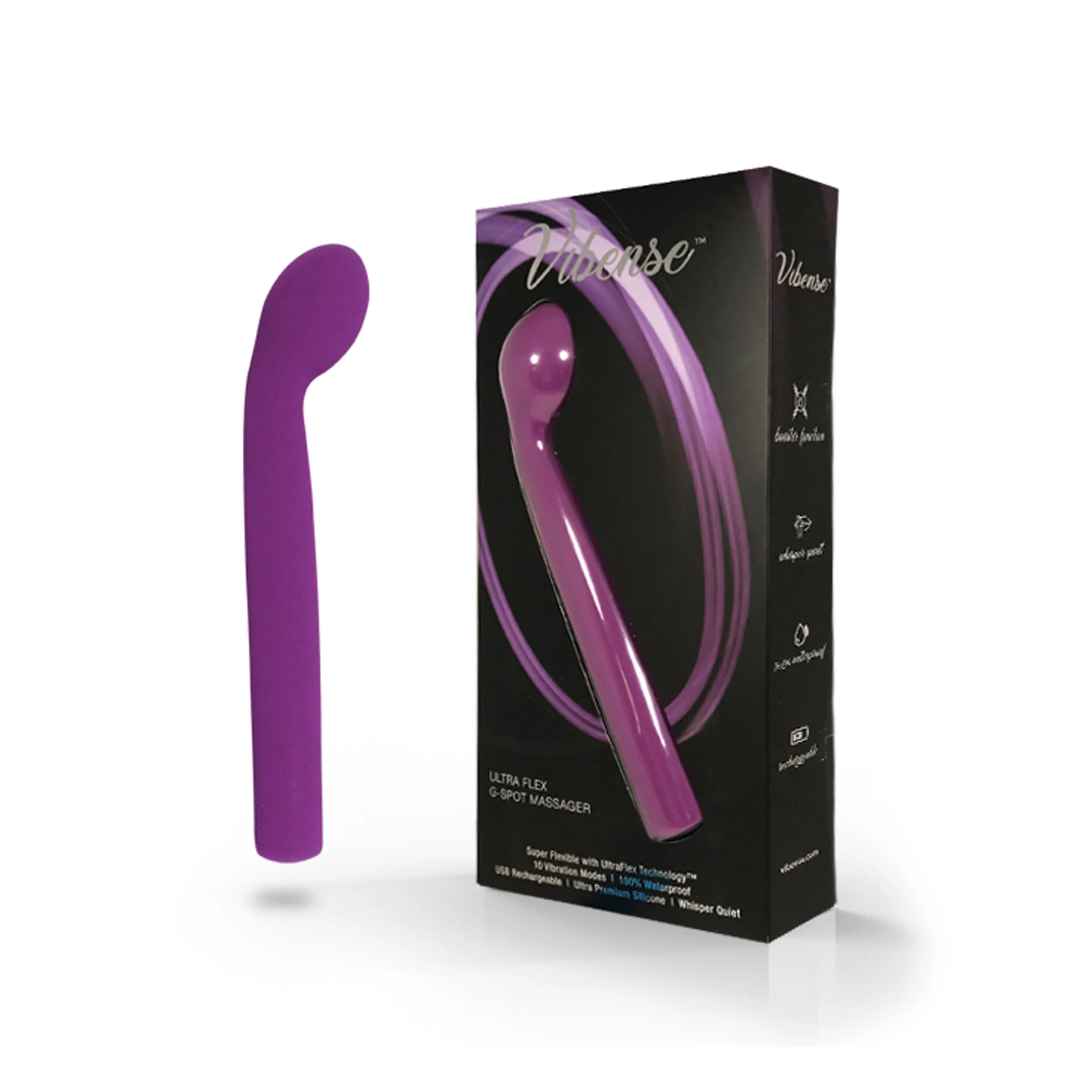 Vibense G-Spot Vibrator - Purple - Image 4