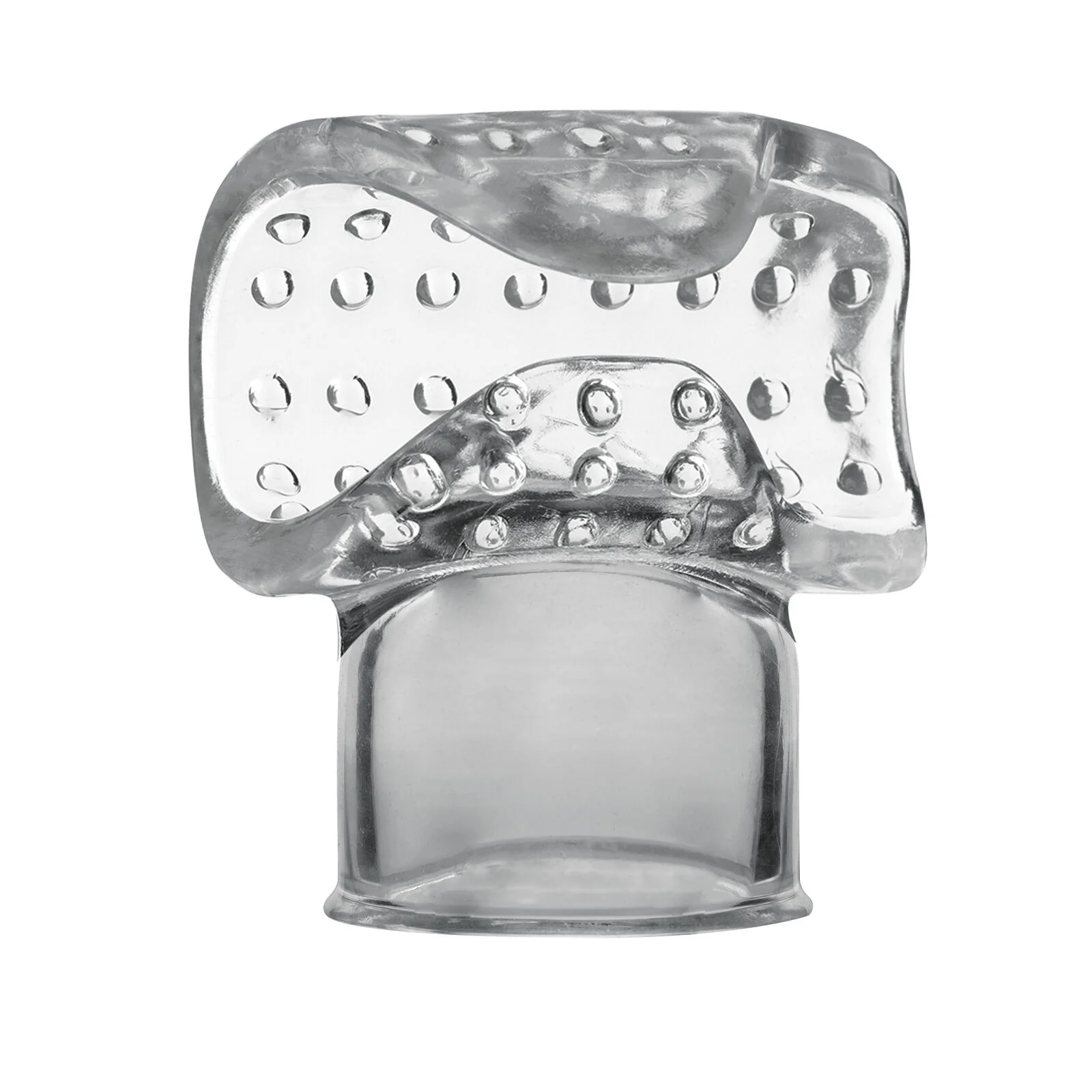 Vibra-Stroke Masturbator Wand Attachment - Clear - Image 2