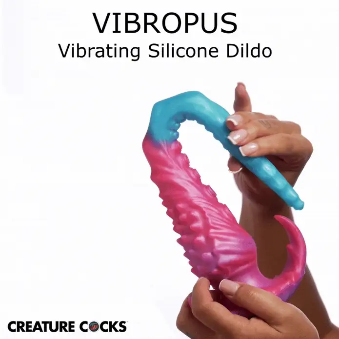 Vibropus Extra Long Vibrating Silicone Tentacle Dildo by Creature Cocks - Image 2