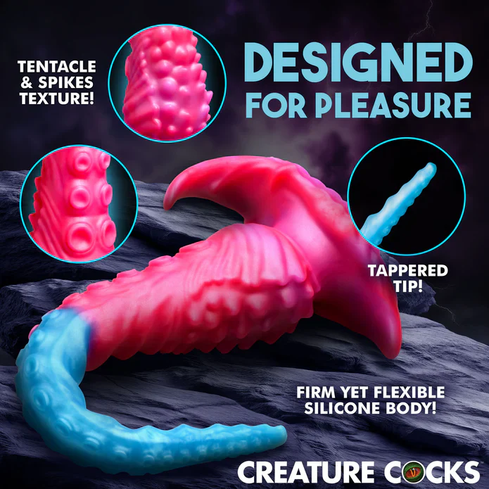 Vibropus Extra Long Vibrating Silicone Tentacle Dildo by Creature Cocks - Image 4