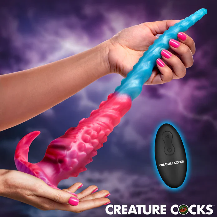 Vibropus Extra Long Vibrating Silicone Tentacle Dildo by Creature Cocks - Image 6