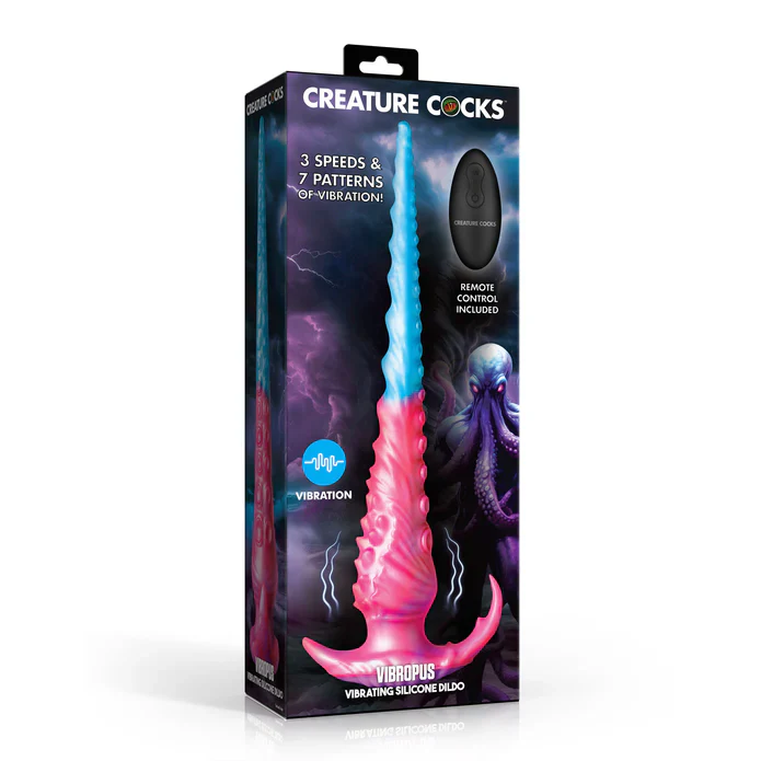 Vibropus Extra Long Vibrating Silicone Tentacle Dildo by Creature Cocks - Image 7