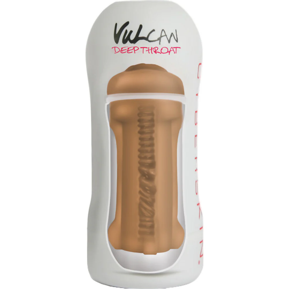 Vulcan Cyberskin Deep Throat - Mocha - Image 4