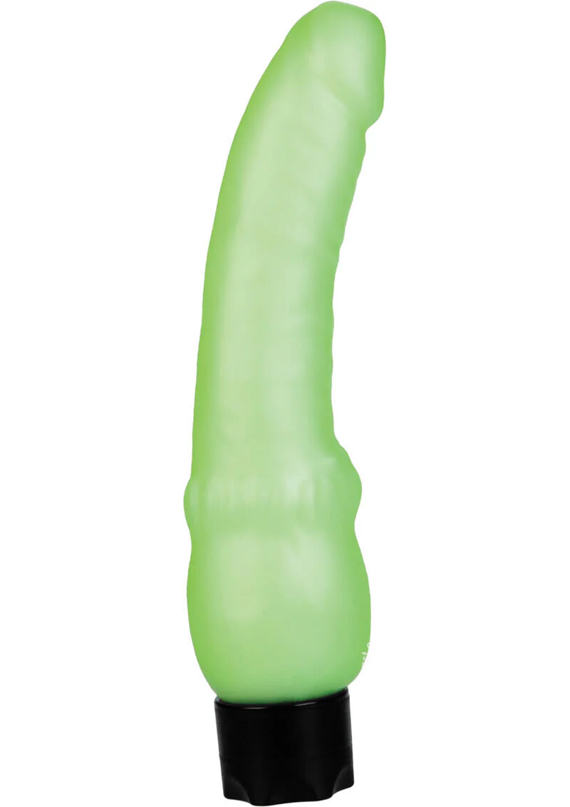 Waterproof Glow-In-The-Dark Stud Vibrator in Mint - Image 2