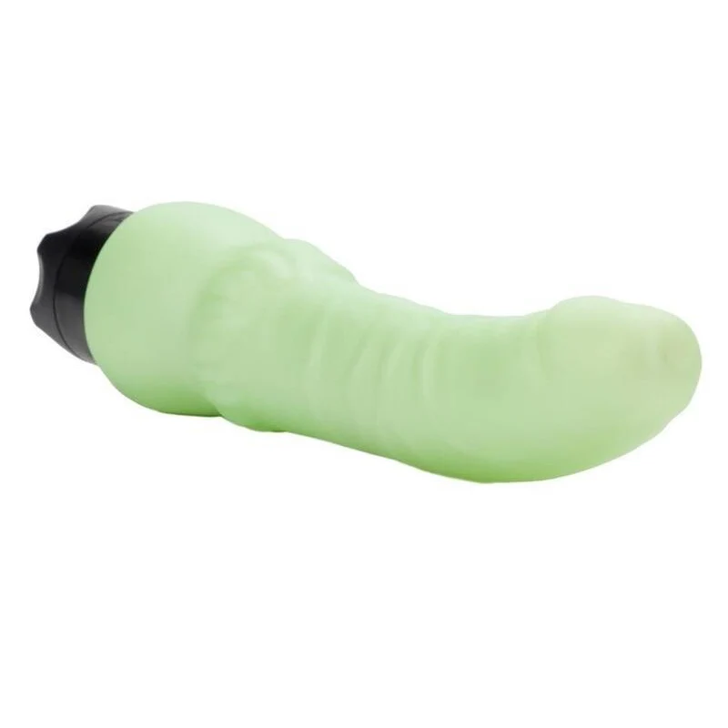 Waterproof Glow-In-The-Dark Stud Vibrator in Mint - Image 4